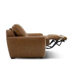 Zero Wall Dual-Power Honey Leather Recliner - Image 6