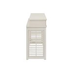 Open Slatted Square Sofa Bar Console - Image 3