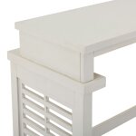 Open Slatted Square Sofa Bar Console - Image 6