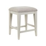 Upholstered Farmhouse Console Stool