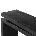 Aged Black Pine 79" Console Table - Image 8