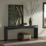 Aged Black Pine 79" Console Table - Image 2