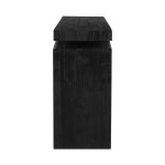 Aged Black Pine 79" Console Table - Image 4