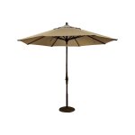 Bronze 9' Single Vent Outdoor Umbrella