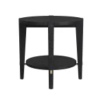 Whitfield Round End Table with Open Shelf - Image 3