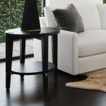 Whitfield Round End Table with Open Shelf - Image 2