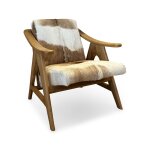 Leather Hide Occasional Chair