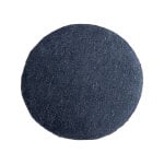 Modern Brushed Blend Round Ottoman - Image 4