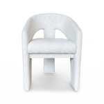 Minimal Fully Upholstered Dining Chair - Image 2