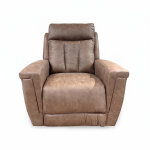 Dual Power Rocker Recliner | Taupe - Image 4