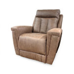 Dual Power Rocker Recliner | Taupe