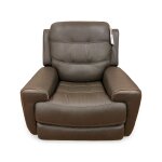 Modern Leather Gliding Recliner - Image 3