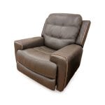 Modern Leather Gliding Recliner - Image 2