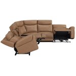 Momentum 6-Piece Triple Powered Sectional with Heat & Massage and Built-in Speakers - Image 4