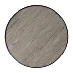 Marble Top Round Bronze Table - Image 4