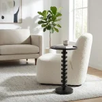 Stacked Disc Round Accent Table - Image 2