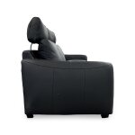 Three Seat Powered Recline Leather Sofa - Image 3