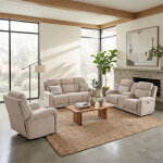 Dual-Powered Auto Gliding Sofa with Drop Down Center Console - Image 4