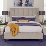 Avery Vertical Channel Upholstered Bed | Queen - Image 4