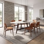 Oval Porcelain 84" Dining Table - Image 6