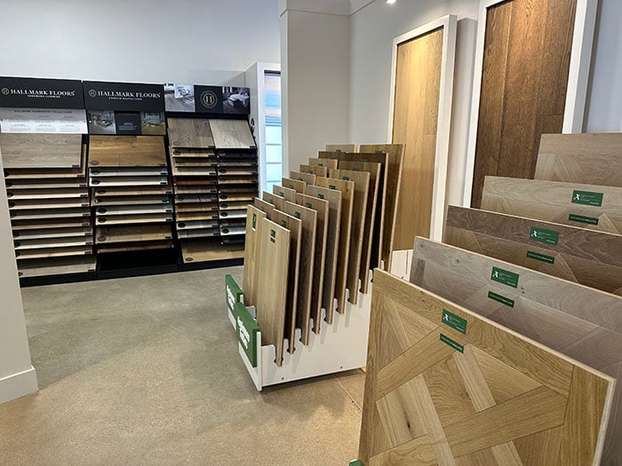 Flooring setting in Sioux Falls, South Dakota Montgomery's Showroom