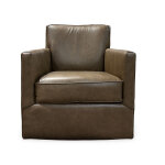 Blair Leather Swivel Glider Chair - Image 2