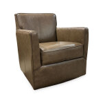 Blair Leather Swivel Glider Chair - Image 3