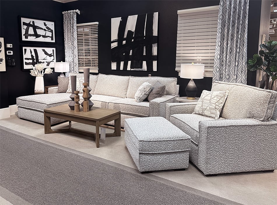 MONTGOMERYS MADISON SOUTH DAKOTA FURNITURE STORE CHAISE SECTIONAL