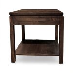 Modern West Open Shelf End Table - Image 2