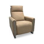 Modern Dual-Powered Sleigh Recliner
