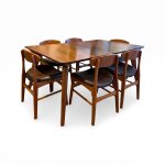 Anissa Elroy 7-Piece Modern Dining Set - Image 3
