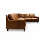 Columbo 3-Piece Leather Sectional Sofa - Image 3