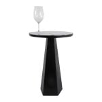 Noir Panda Stone 23" Side Table - Image 3