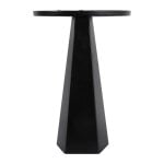 Noir Panda Stone 23" Side Table - Image 2