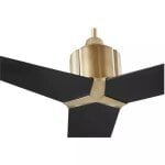 Strato 60" Aged Brass 3-Blade Ceiling Fan - Image 4