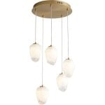 Vivo Aged Brass LED Pendant Ceiling Light - Image 2