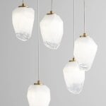 Vivo Aged Brass LED Pendant Ceiling Light - Image 3