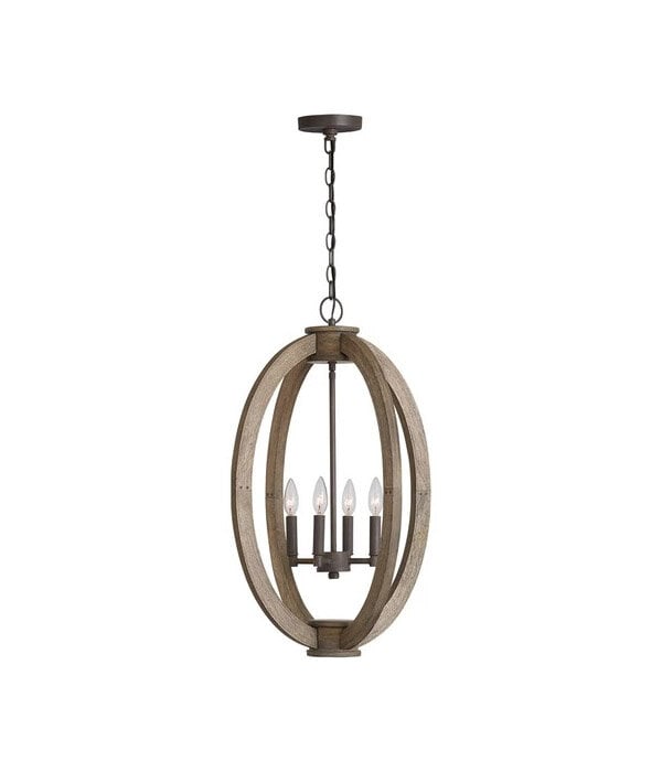 Tybee 4-Light Nordic Foyer Ceiling Light