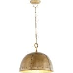 Artisan 14.5" Brass Pendant Ceiling Light - Image 2
