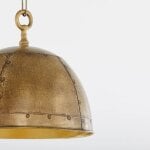 Artisan 14.5" Brass Pendant Ceiling Light - Image 3