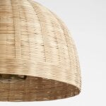 Artisan's Brass 24" 3-Light Wicker Ceiling Pendant - Image 3