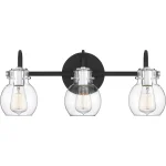 Andrews Black Vanity Light