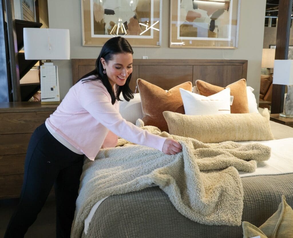 Design Consultant, Angela Lantinen presents home decor accessories.