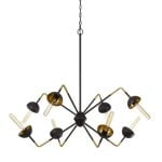 Ravenna 8-Light Metal Edison Chandelier