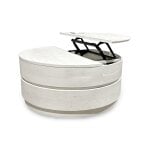 Round 40" Lift-Top Cocktail Table with Casters - Image 2