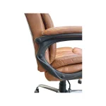 Mid-Back Brown Office Chair - Image 5