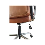 Mid-Back Brown Office Chair - Image 6