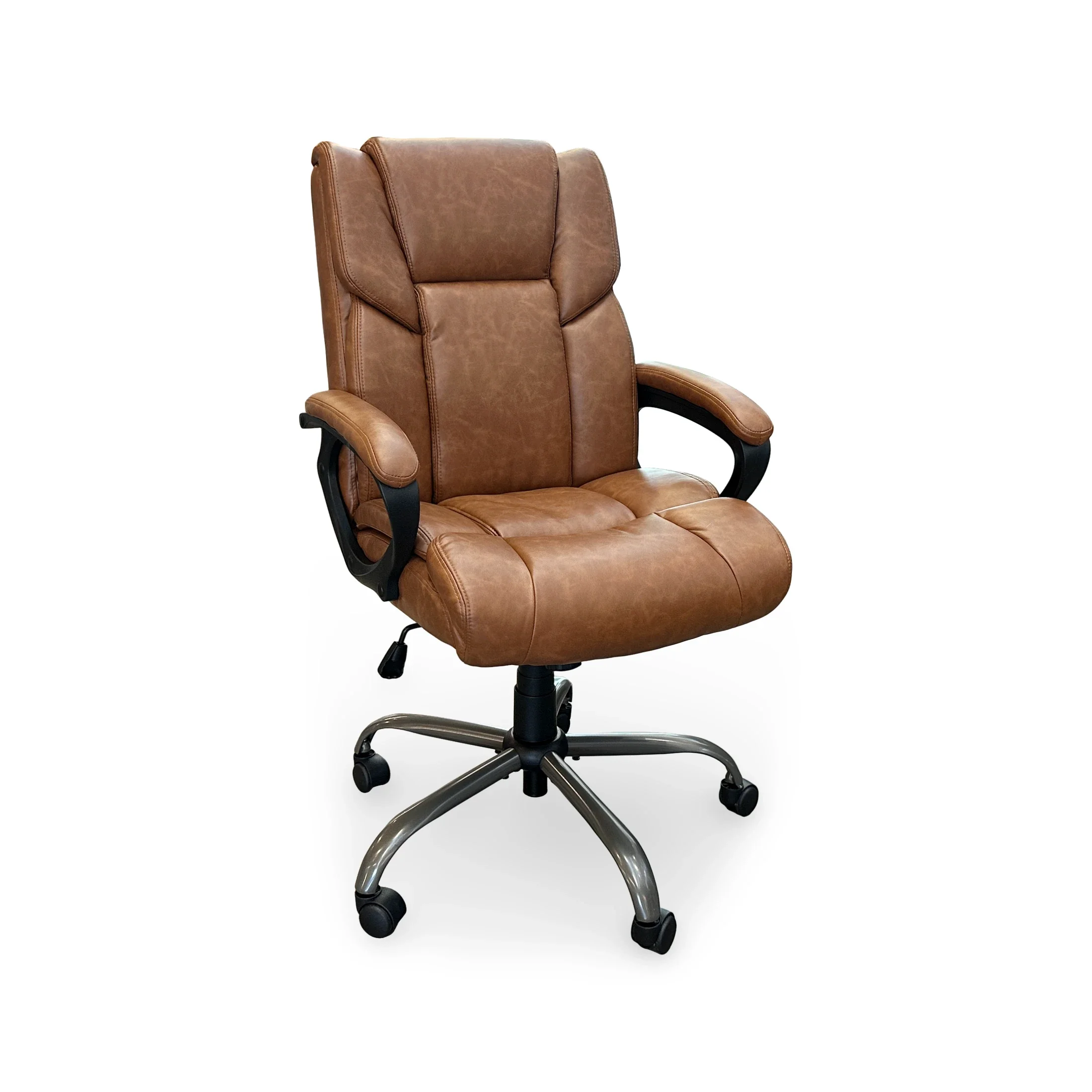 Mid-Back Brown Office Chair