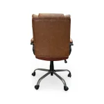 Mid-Back Brown Office Chair - Image 4