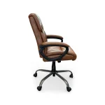 Mid-Back Brown Office Chair - Image 3